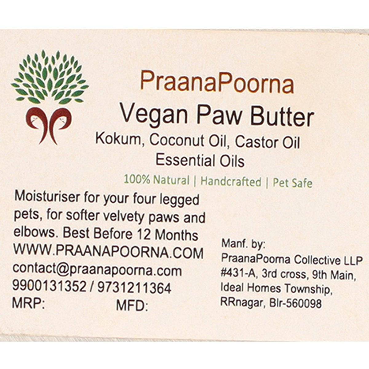 Paw butter Vegan 40g | Verified Sustainable by Brown Living™