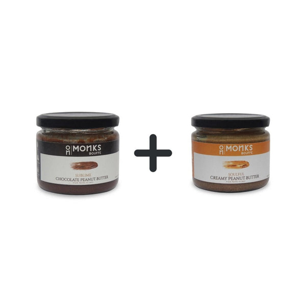 Buy Peanut Butter Combo - Creamy & Chocolate | Shop Verified Sustainable Jams & Spreads on Brown Living™