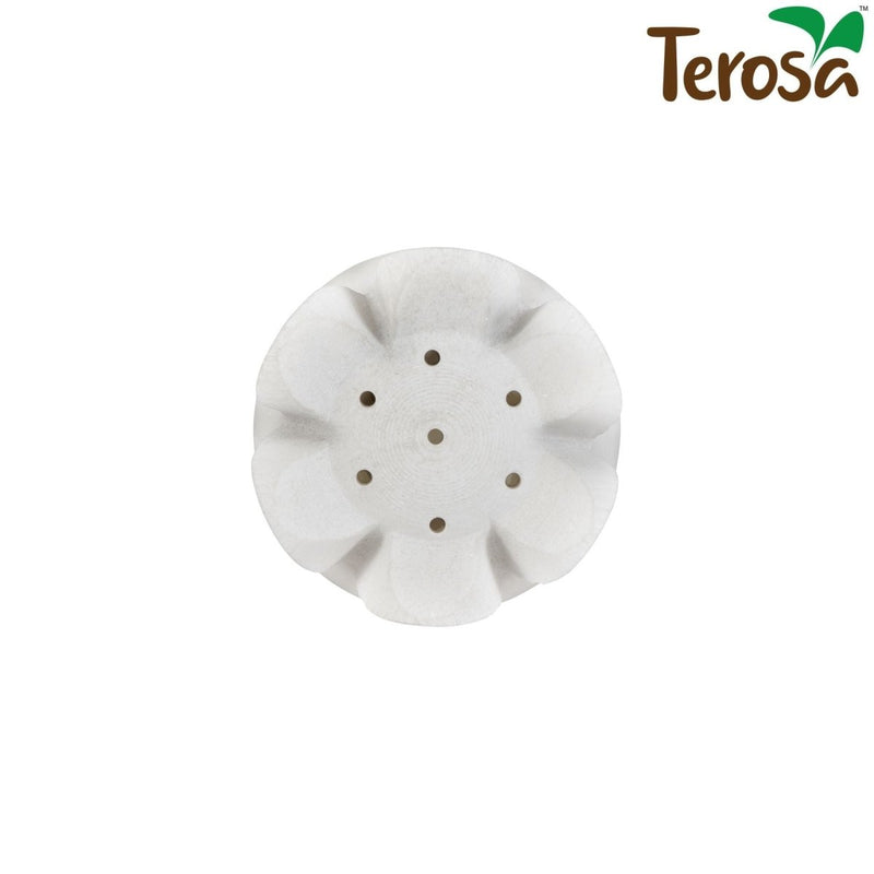 Buy Pearl White Lotus Agarbatti Stand - Large - Incense Stand | Shop Verified Sustainable Products on Brown Living