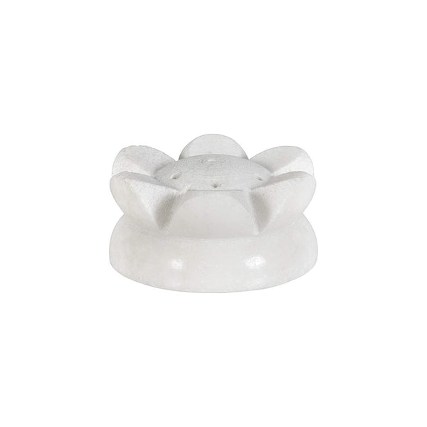 Buy Pearl White Lotus Agarbatti Stand - Large - Incense Stand | Shop Verified Sustainable Pooja Needs on Brown Living™