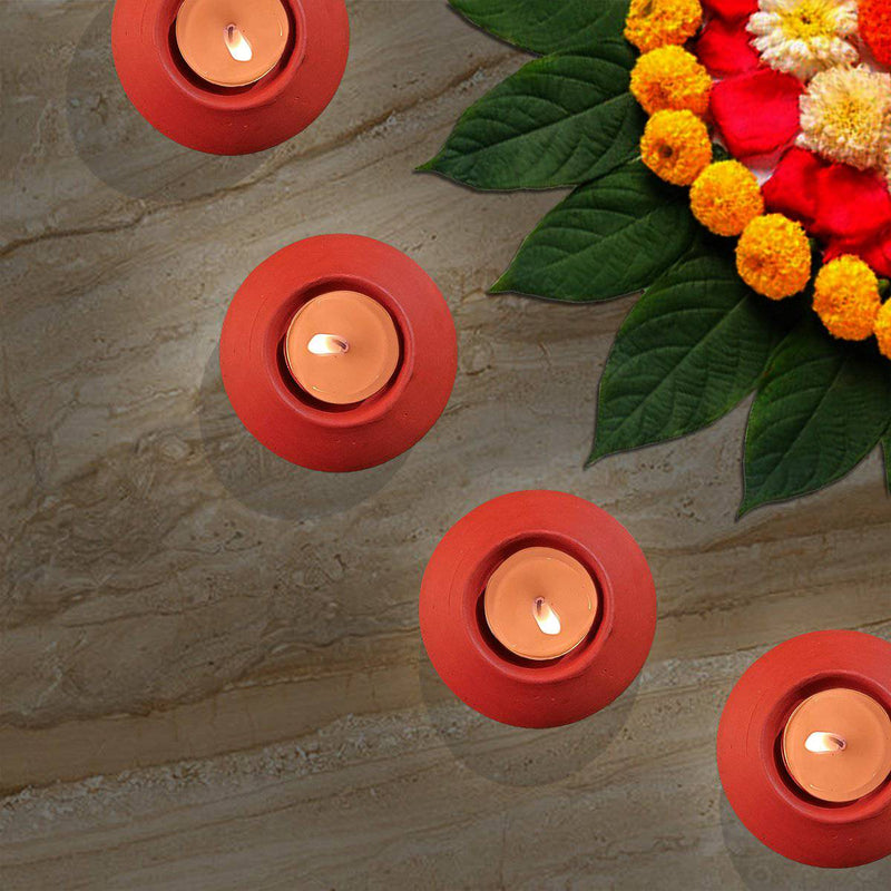 Buy Pebble - Tea Light Holder/Diyas (Pack of 4) | Shop Verified Sustainable Products on Brown Living