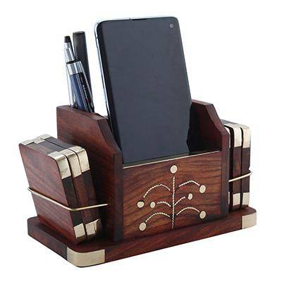 Wooden Pen Mobile Holder Desk Organizer for Office – Nutcase