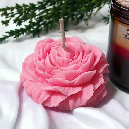 Peony Pink Champagne Soy Wax Candle | Verified Sustainable by Brown Living™