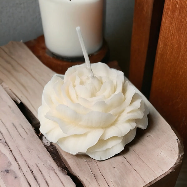 Peony White Musk Soy Wax Candle | Verified Sustainable Candles & Fragrances on Brown Living™