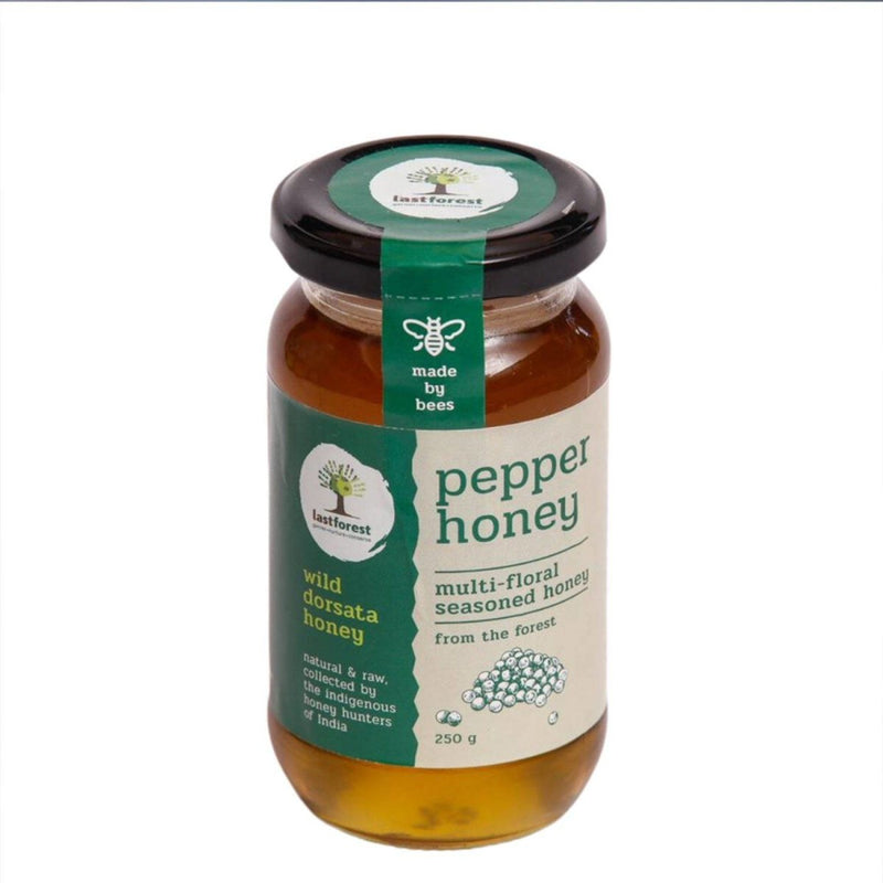 Buy Pepper Spiced Wild Honey - 250gms | Shop Verified Sustainable Honey & Syrups on Brown Living™