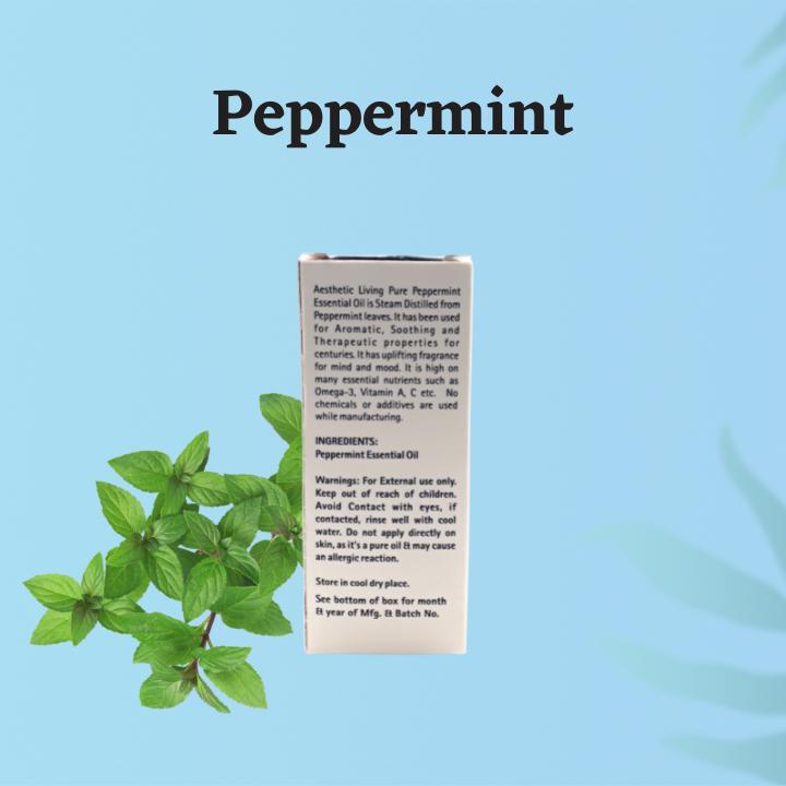 Peppermint Pure Essential Oil 15 ml | Verified Sustainable by Brown Living™