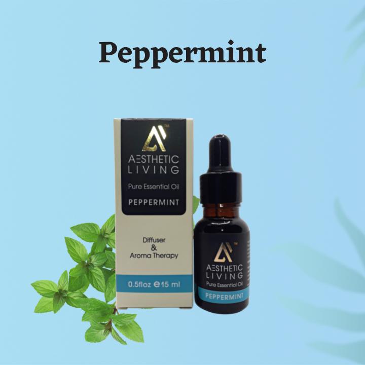 Peppermint Pure Essential Oil 15 ml | Verified Sustainable by Brown Living™