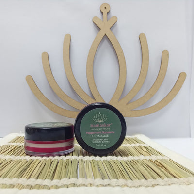 Peppermint - Squalene Lip Masque – Lip Balms on Brown Living™. SKU: PEP - LIP - 49 - NAM. Img 1.