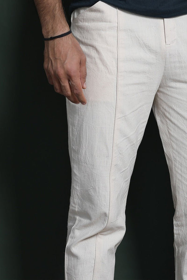Buy A Z Handloom khadi white pant pyjama for men at Amazon.in