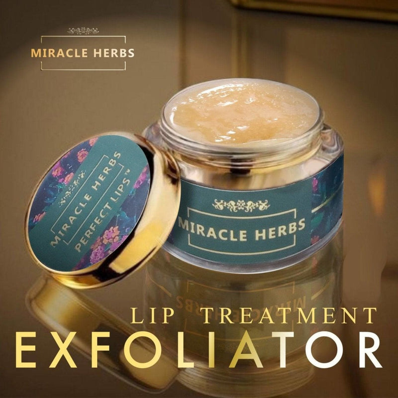 Buy Perfect Lips - Lip treatment balm & Lip exfoliator - 100% Organic | Shop Verified Sustainable Lip Scrub on Brown Living™