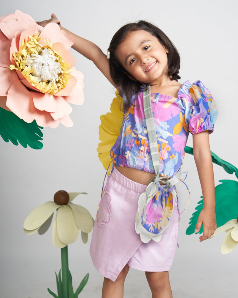 Buy Peri Denim Skort | Shop Verified Sustainable Kids Skirts on Brown Living™
