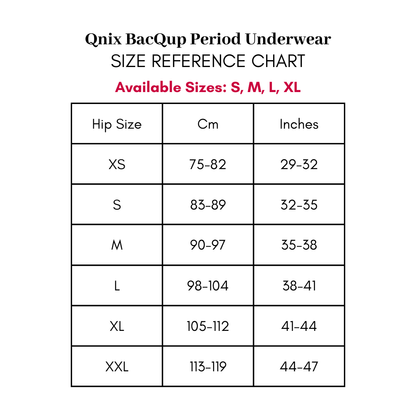 BacQup Reusable Period Panty for Period Flows and Regular Discharges (Pack of 1) | Verified Sustainable by Brown Living™