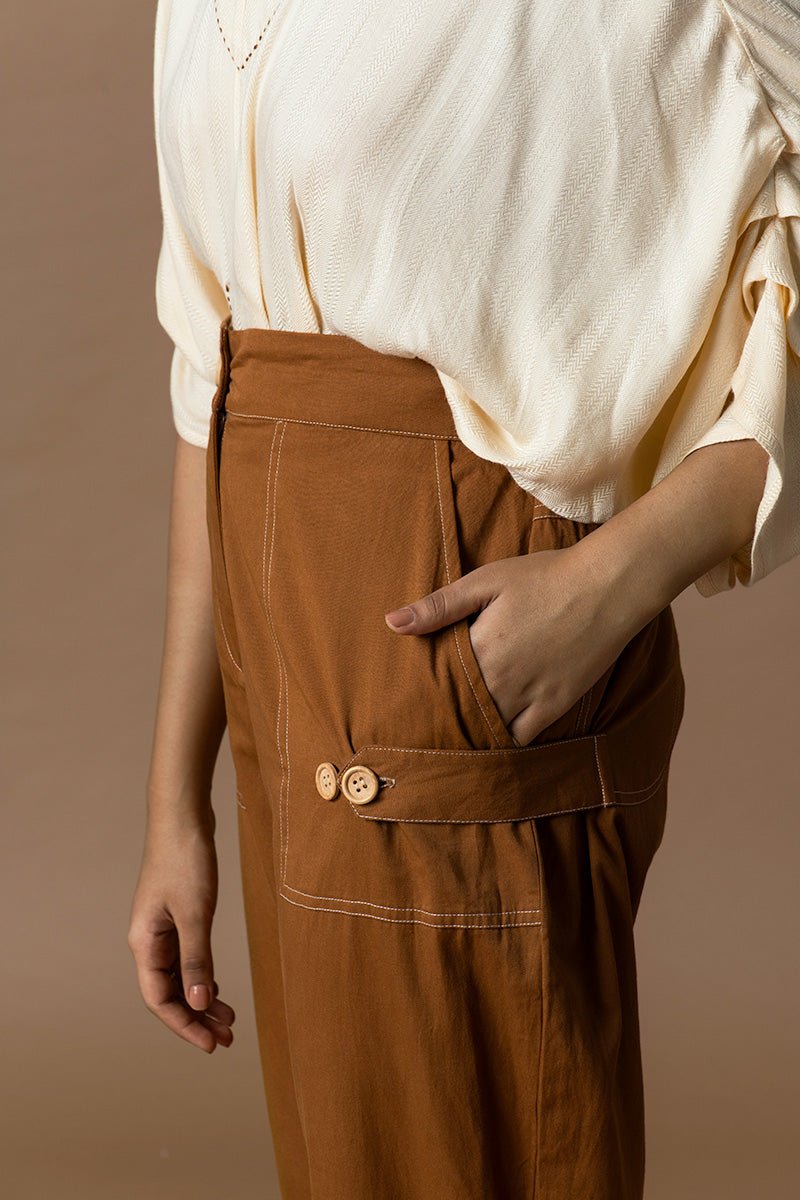 Peru Organic Cotton Cargo Pants | Verified Sustainable by Brown Living™