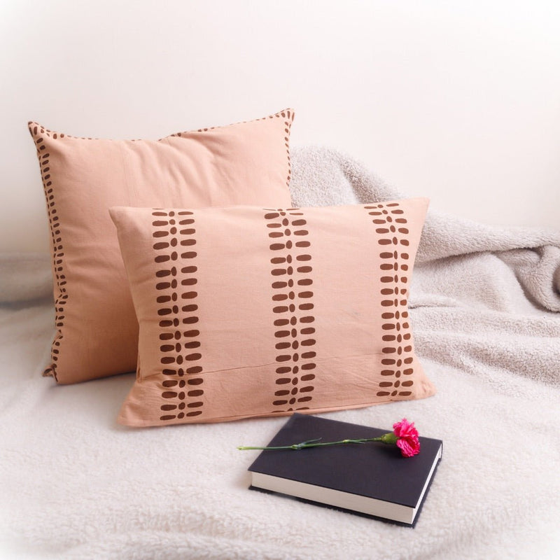 Buy Petrichor Recycled Cotton Cushion Cover | 2 Sizes Available | Shop Verified Sustainable Products on Brown Living