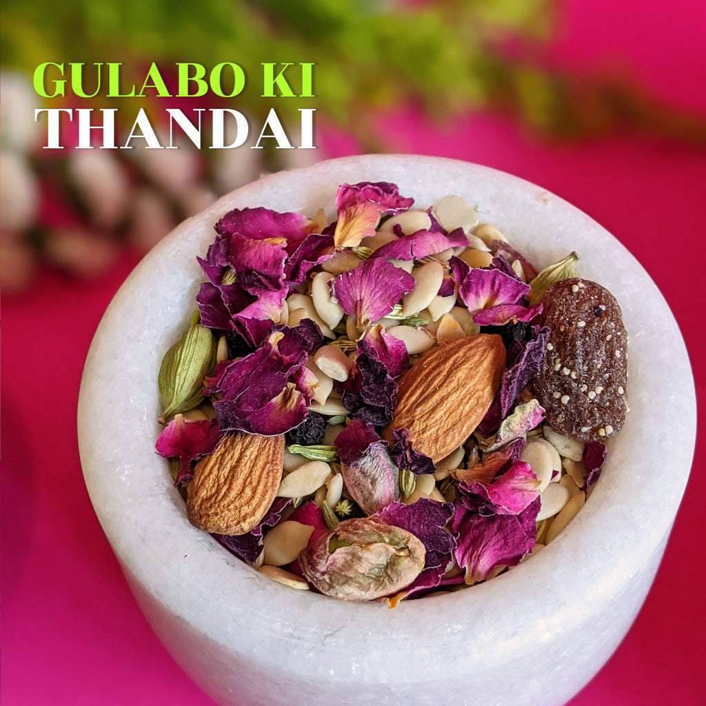 Phoolchand - Herbal Gulal + Whole Thandai mix + Seed Balls – Gift Giving on Brown Living™. SKU: 172 - 15283 - 21FO/SR/04. Img 2.