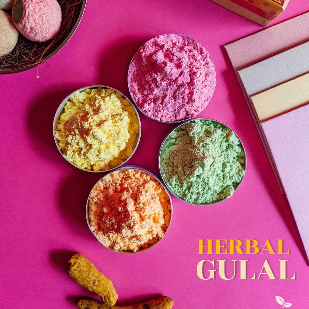 Phoolchand - Herbal Gulal + Whole Thandai mix + Seed Balls – Gift Giving on Brown Living™. SKU: 172 - 15283 - 21FO/SR/04. Img 3.