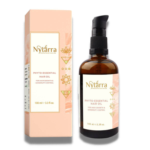 Buy Phyto-Essential Hair Oil - for Hair Growth & Dandruff Control | Shop Verified Sustainable Hair Oil on Brown Living™