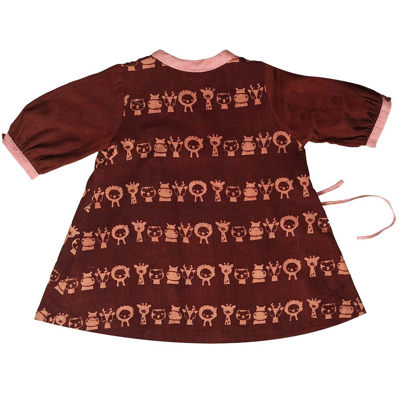 Buy Pigglet Frock For Girls | Shop Verified Sustainable Products on Brown Living