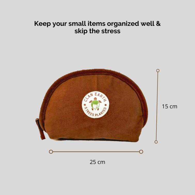 Buy Pika Pouch - Plastic-Free & Cruelty-Free Organizer - Walnut Brown | Shop Verified Sustainable Organisers on Brown Living™