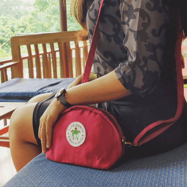 Buy Pika Purse - Red | Shop Verified Sustainable Products on Brown Living
