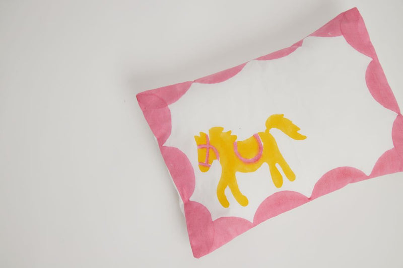Buy Pillow & Bolster Set - Circus - Pink | Shop Verified Sustainable Bed Linens on Brown Living™