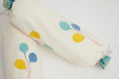 Pillow & Bolster Set - Circus - Teal | Verified Sustainable by Brown Living™