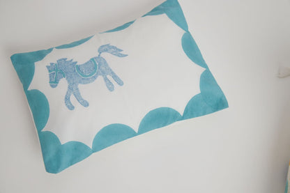 Pillow & Bolster Set - Circus - Teal | Verified Sustainable by Brown Living™