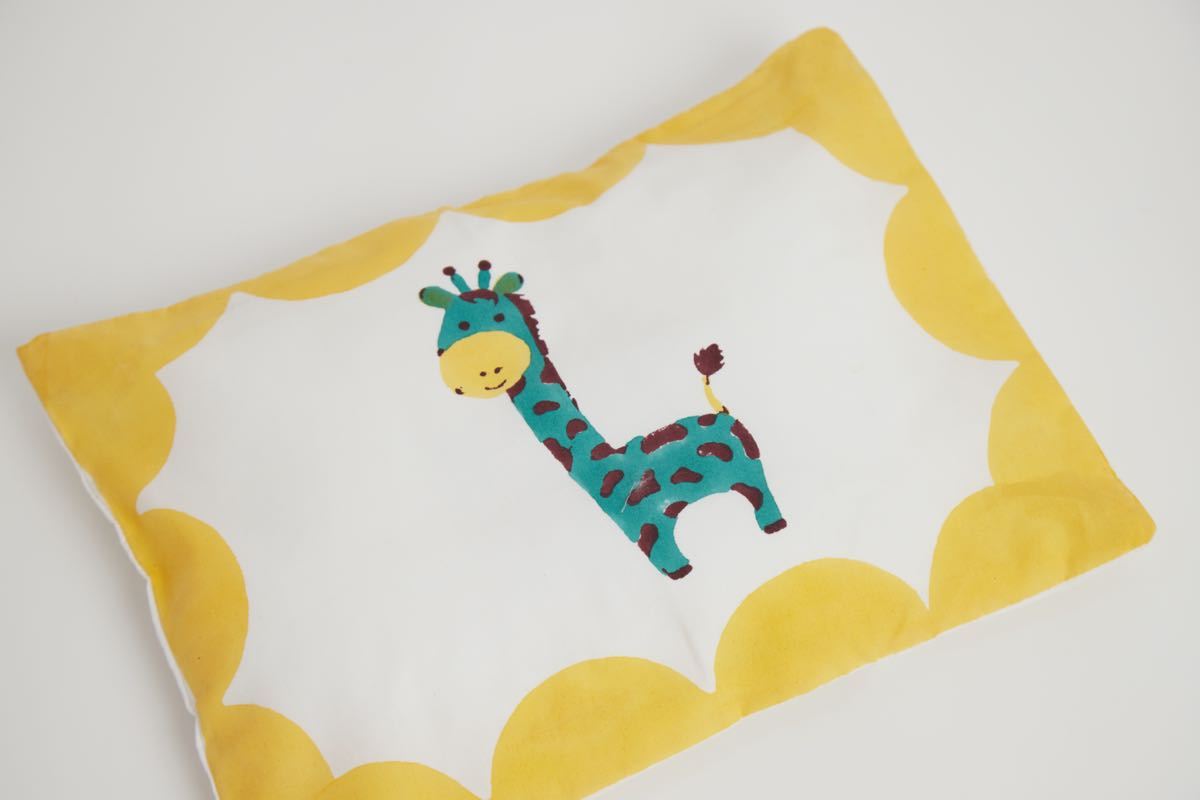 Pillow & Bolster Set - Gira The Giraffe - Teal | Verified Sustainable by Brown Living™