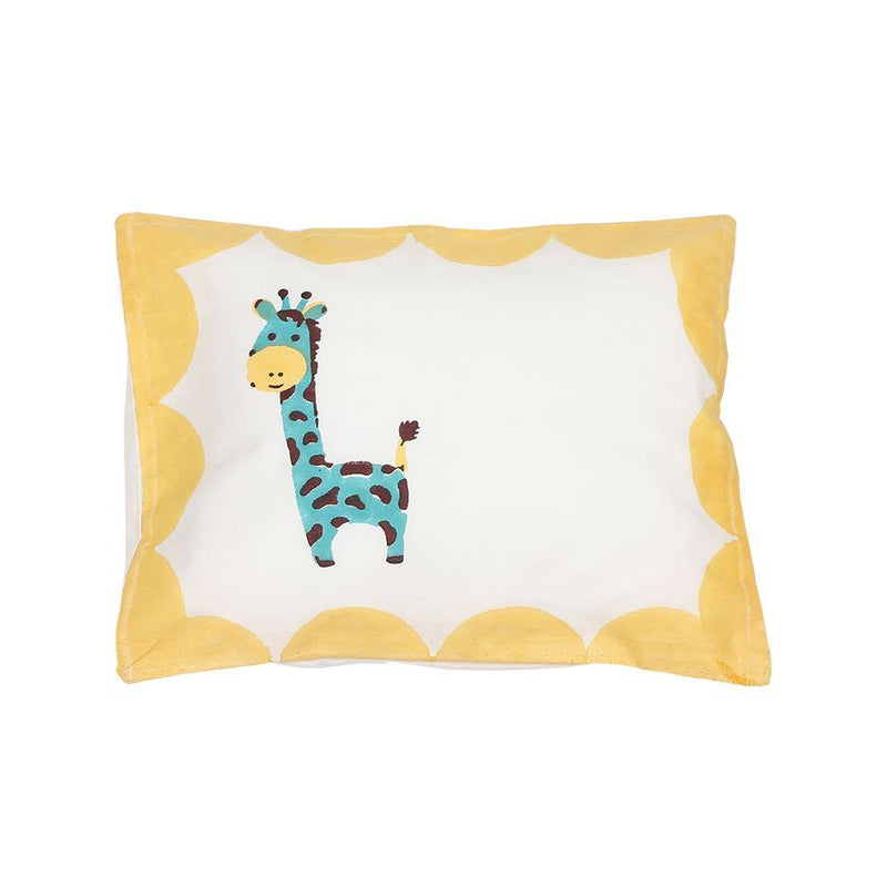 Pillow & Bolster Set - Gira The Giraffe - Yellow | Verified Sustainable by Brown Living™