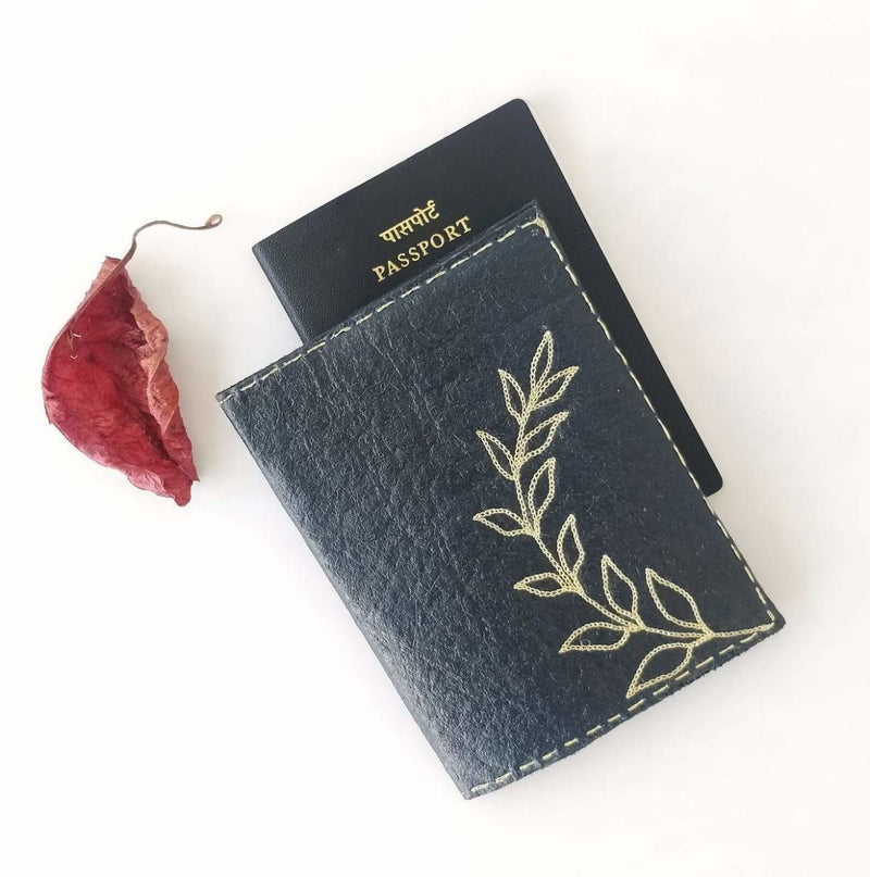 Buy Pinatex Passport Cover - i | Shop Verified Sustainable Products on Brown Living