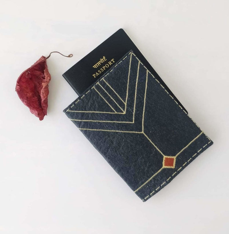 Buy Pinatex Passport Cover - ii | Shop Verified Sustainable Travel Accessories on Brown Living™