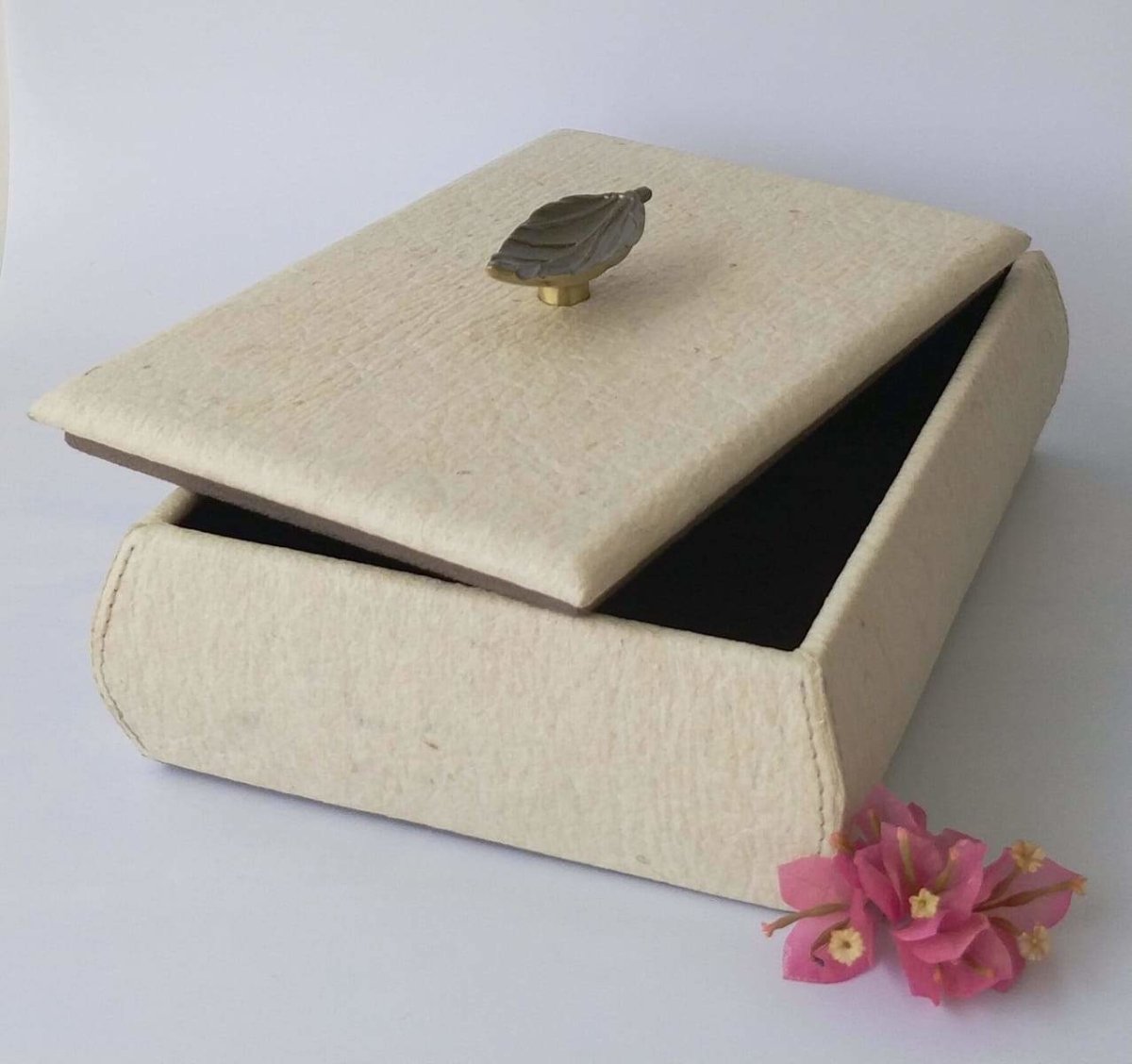 Pinatex Trinket Box | Verified Sustainable by Brown Living™