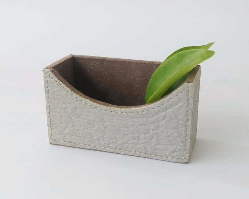 Buy Pinatex Visiting Card Holder | Shop Verified Sustainable Desk Organizers on Brown Living™