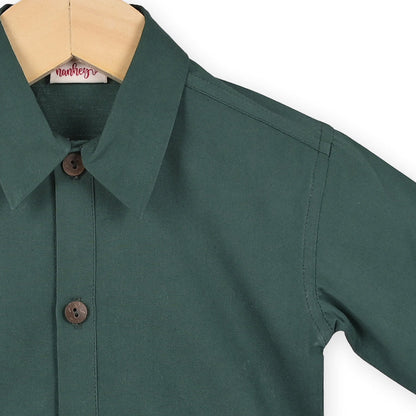 Pine - 100% Organic Cotton Formal Shirt | Verified Sustainable by Brown Living™