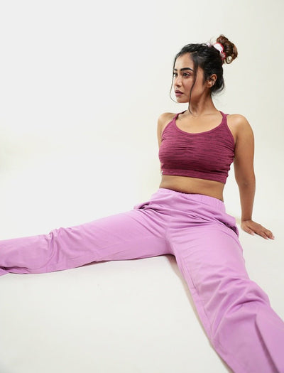 Pink 100% Organic Cotton Pajama – Womens Pants on Brown Living™. SKU: 014/PJ/Pink/S_24BL10607. Img 3.