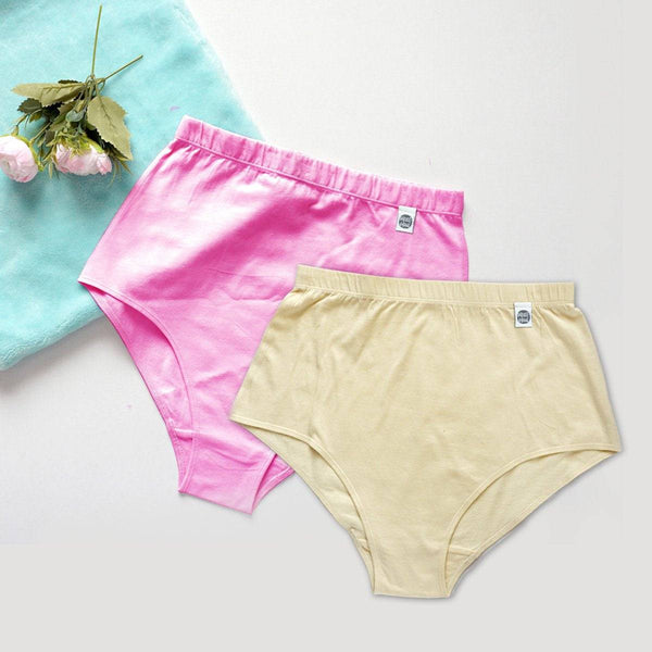 Buy Pink & Cream Solid Classic Brief | Shop Verified Sustainable Womens Underwear on Brown Living™