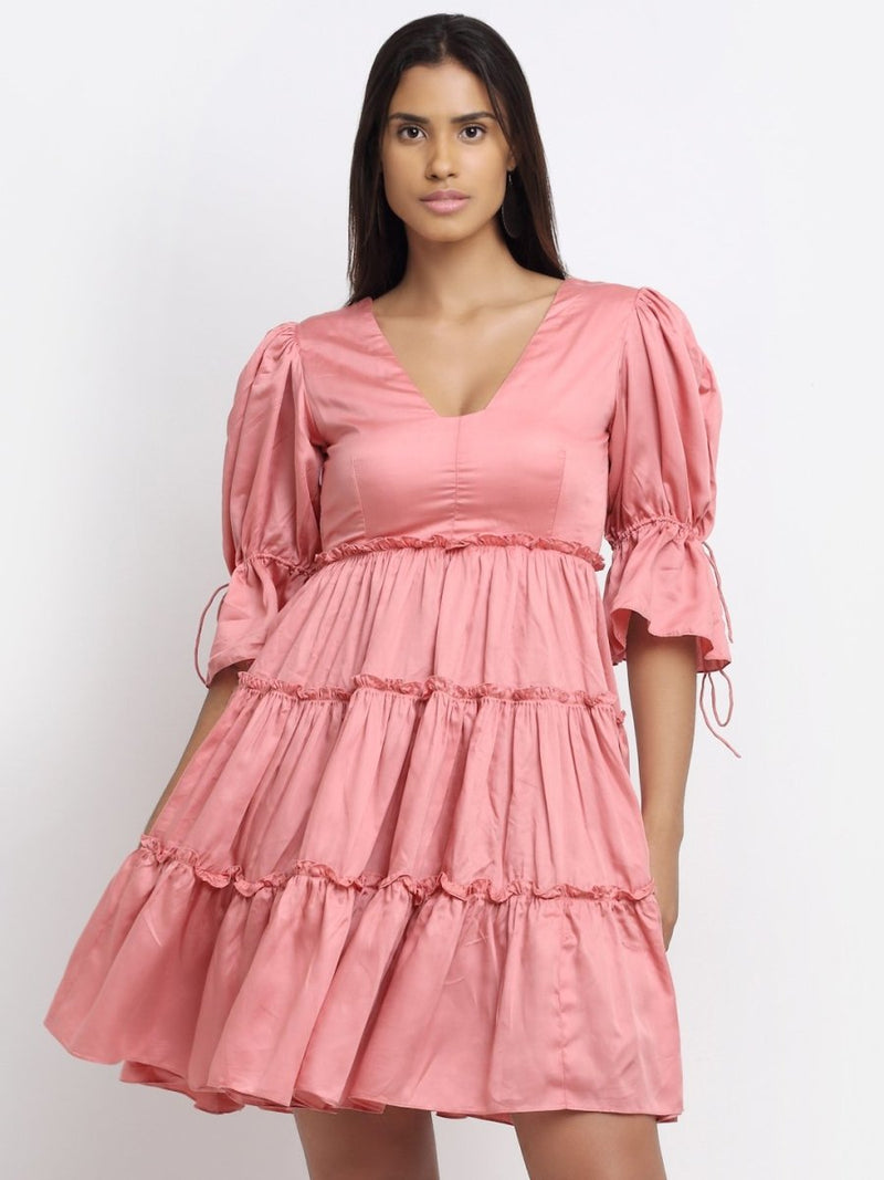 Buy Pink Day Dress | Shop Verified Sustainable Womens Dress on Brown Living™