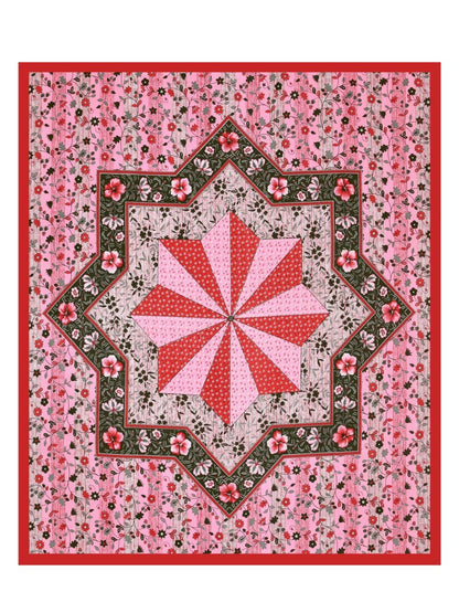 Pink Interiors Paisley Hand Printed Cotton Queen Size Bedding Set | Verified Sustainable by Brown Living™