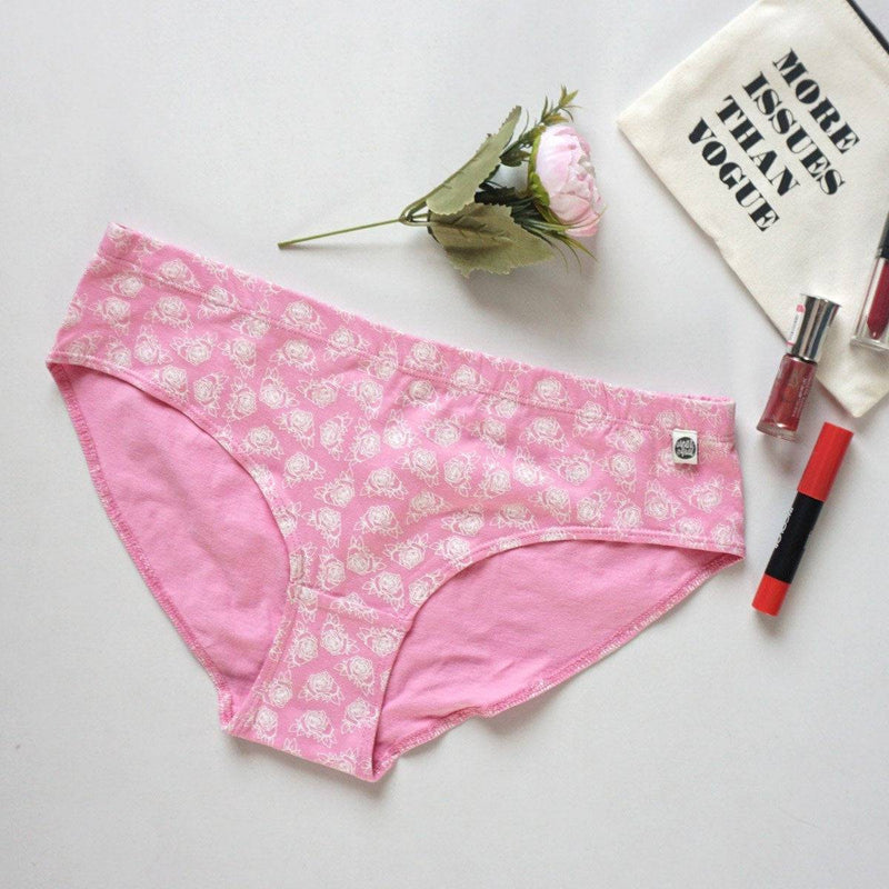 Buy Pink Roses Printed Bikini: Pack of 2 | Shop Verified Sustainable Products on Brown Living