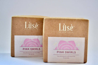 Pink Swirls Body Soap - 100g | Verified Sustainable by Brown Living™