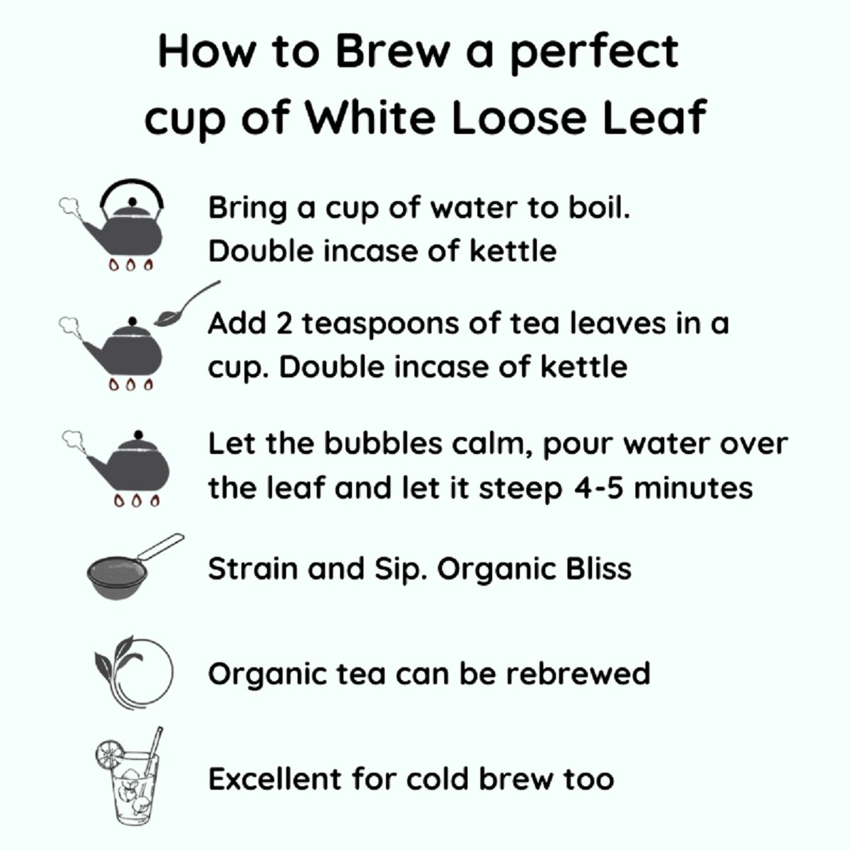 Pisces White Leaf | Zodiac Tea Collection | 50 g | Verified Sustainable by Brown Living™