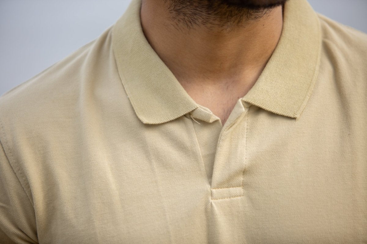 Pistachio Polo Neck T-Shirt | Verified Sustainable by Brown Living™