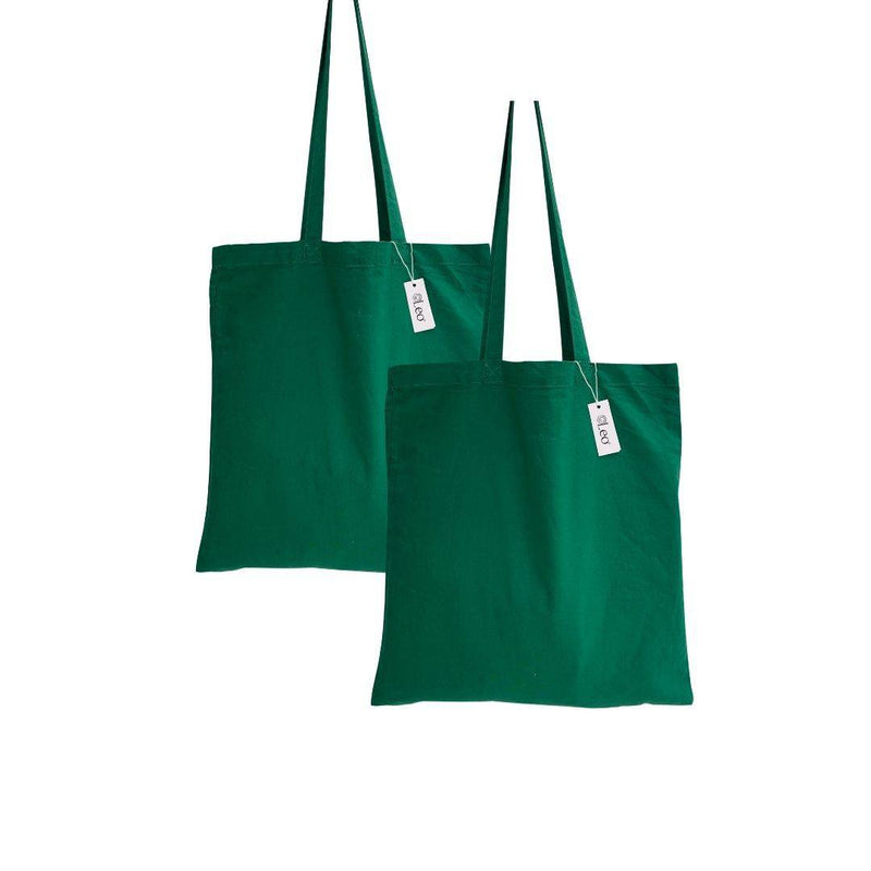 Buy Plain Organic Cotton Tote Bags - Pack of 2 | Reusable | Shop Verified Sustainable Products on Brown Living