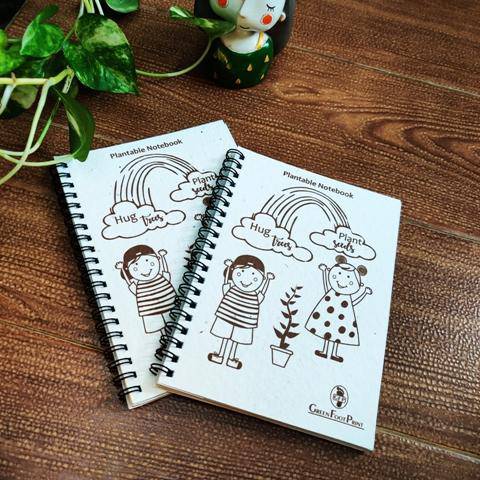 Buy Plantable Notebooks with Seed paper cover | Shop Verified Sustainable Notebooks & Notepads on Brown Living™