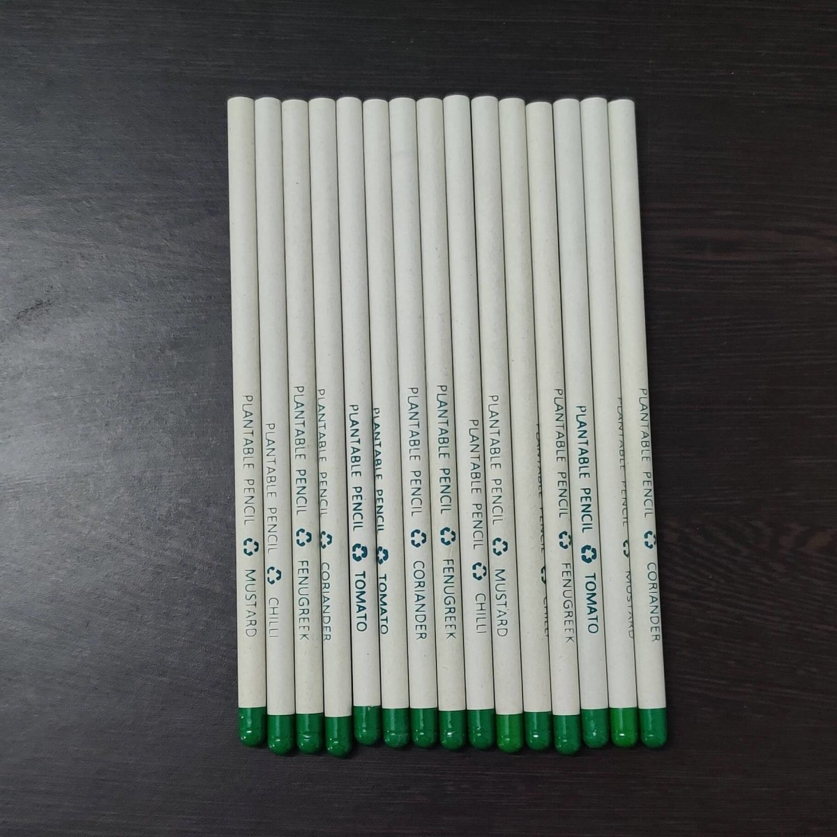 Plantable Recycled Paper Pencil - Pack of 10 | Verified Sustainable by Brown Living™