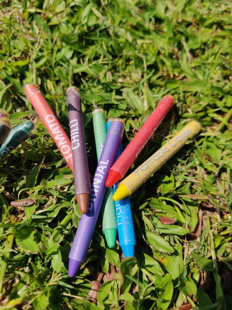 Buy Plantable Seed Crayons | Non- Toxic Colours | Shop Verified Sustainable Stationery on Brown Living™