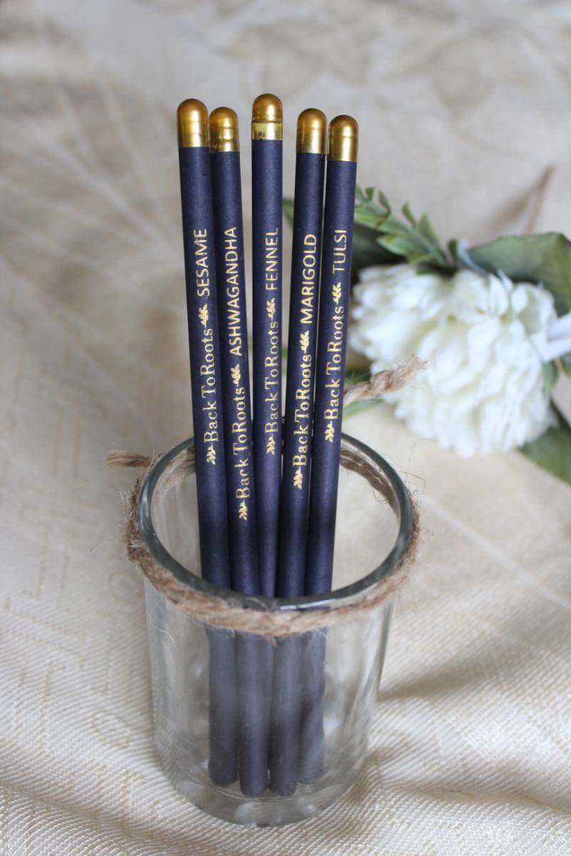 Buy Plantable Seed Pencil | Combo | Pack of 10 | Shop Verified Sustainable Products on Brown Living