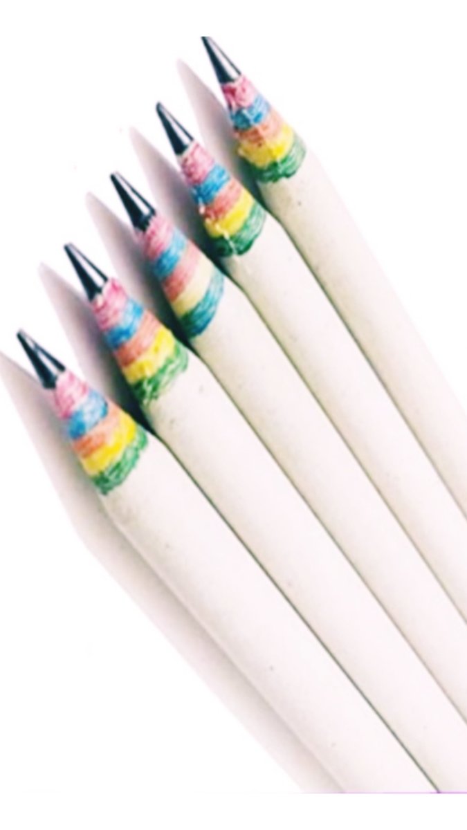 Buy Plantable Seed Pencil (Pack of 10) | Rainbow pencils | Black graphite lead | Eco-friendly | Grow plants from pencils | Shop Verified Sustainable Pencils on Brown Living™