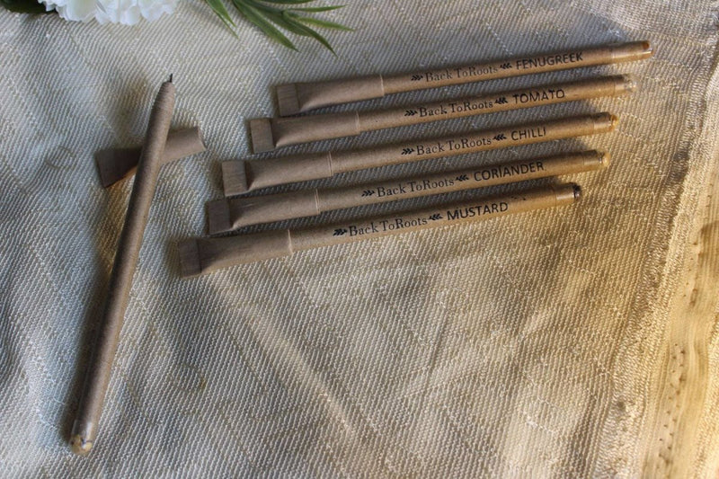 Buy Plantable Seed Pens | Combo | Pack of 5 | Shop Verified Sustainable Products on Brown Living