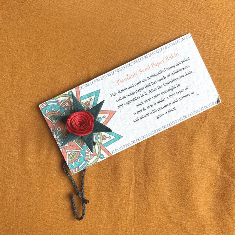 Buy Plantable Seed Rakhi - Eco-friendly , handmade - Pack of 2 | Shop Verified Sustainable Products on Brown Living